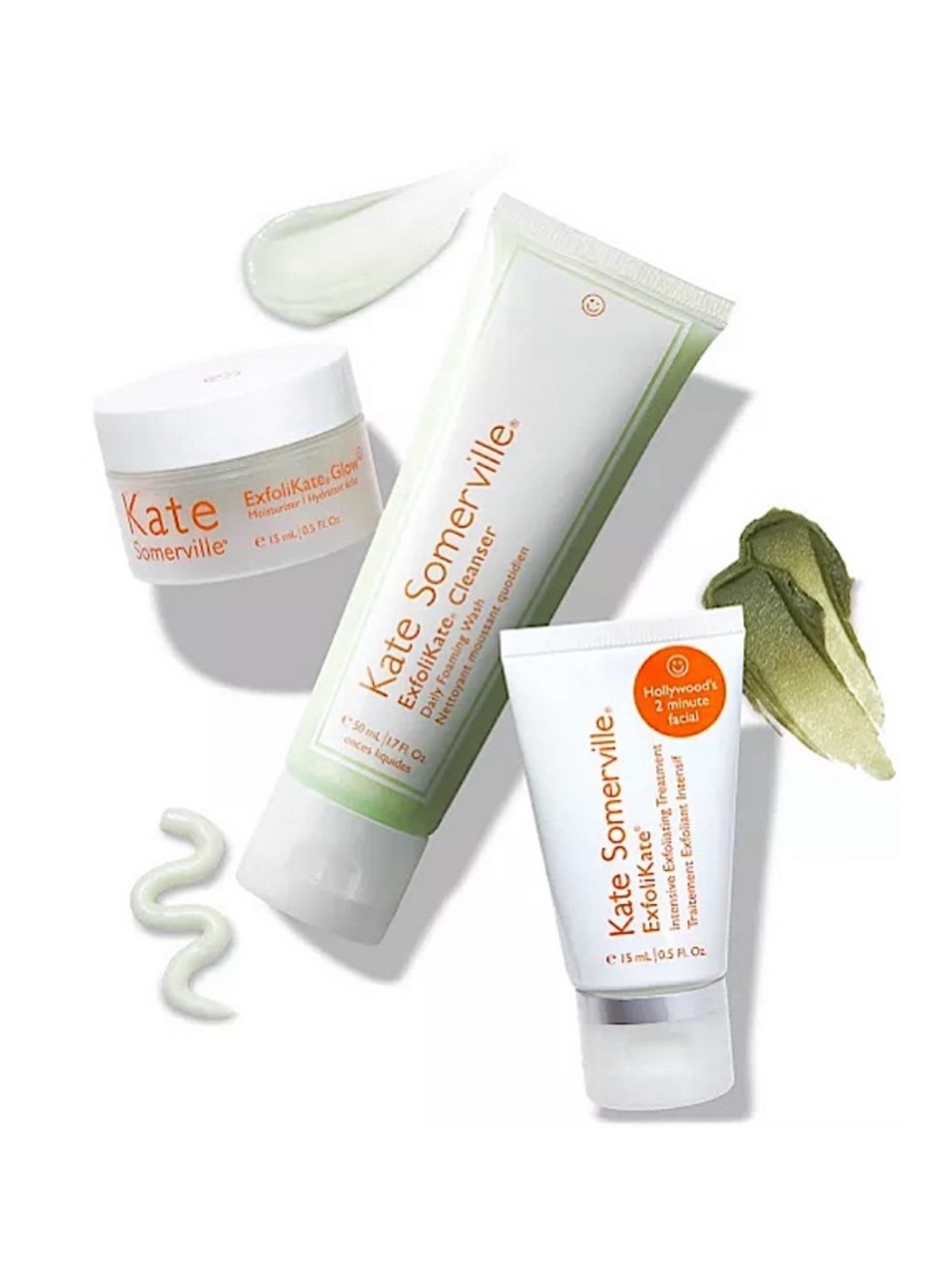 Kate Somerville 3-Piece On-The-Glow Cleanse, Exfoliate, Moisturize Skincare Set